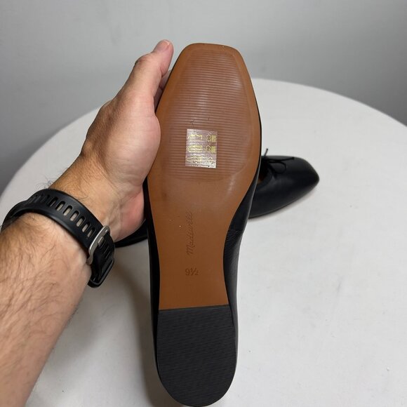 Madewell Womens $110 The Anelise Ballet Flat Black Size 9.5 NN901 NEW - Picture 10 of 11